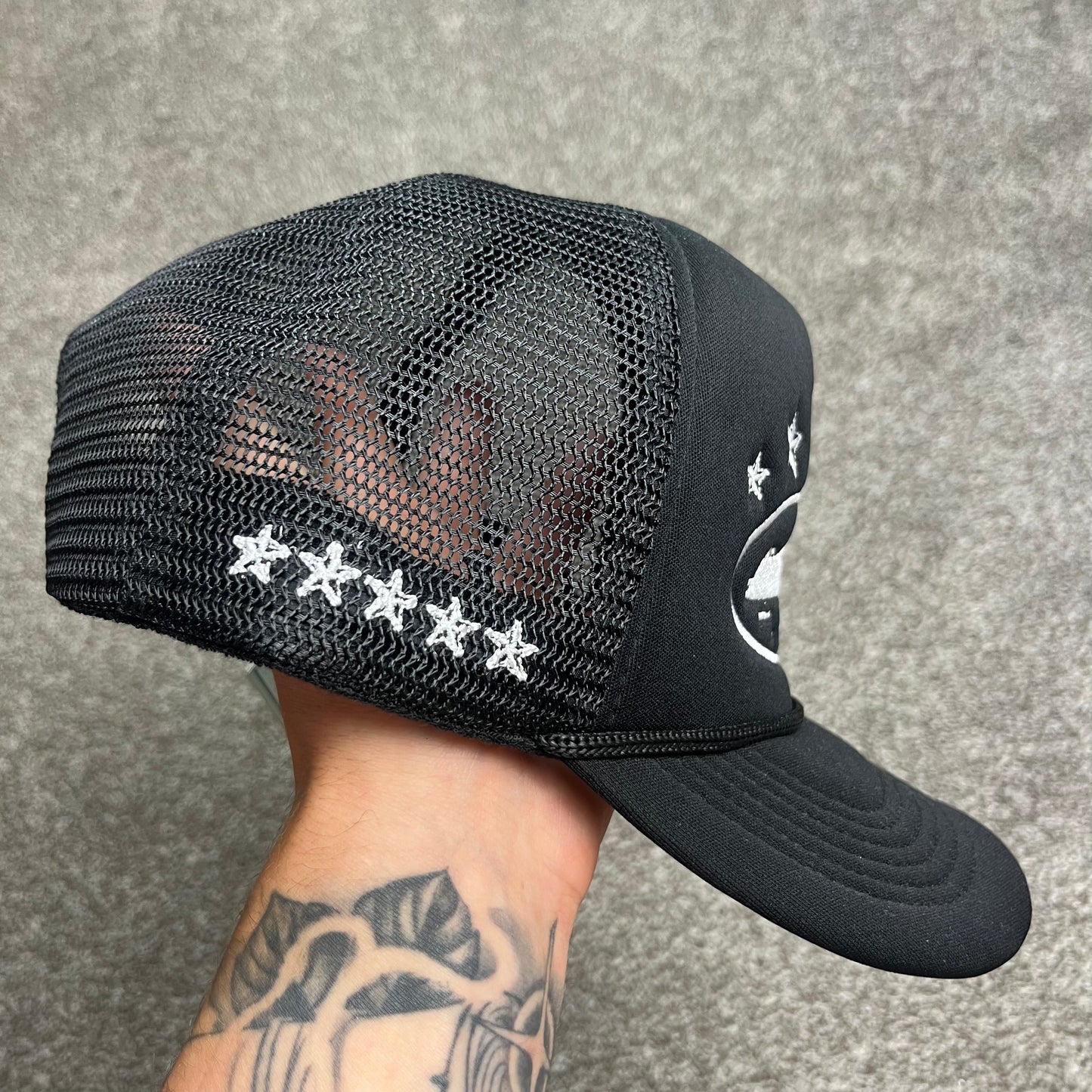 Corteiz 5 Starz Trucker Cap 'Black'