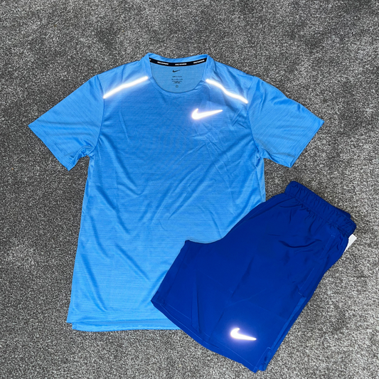 Two-Tone Blue Nike Miler Set