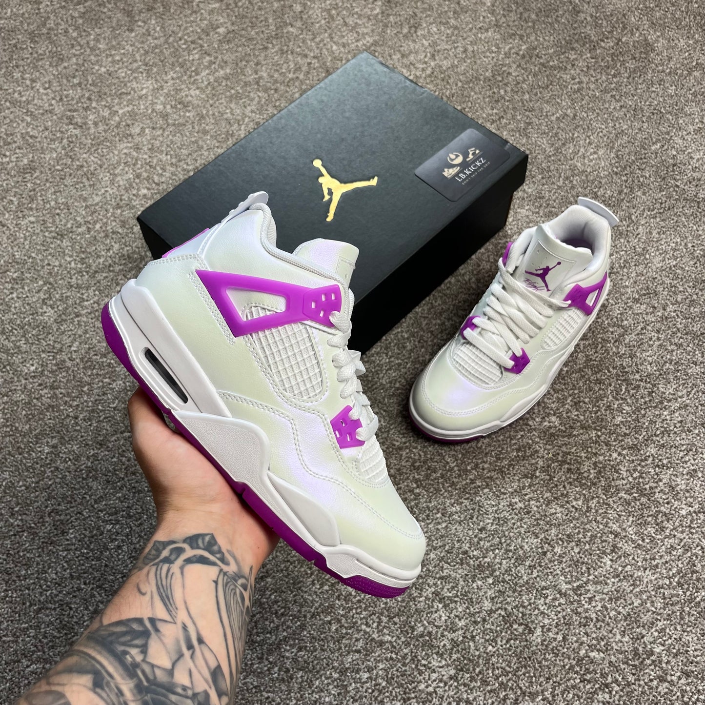 Air Jordan 4 Retro 'Hyper Violet' GS