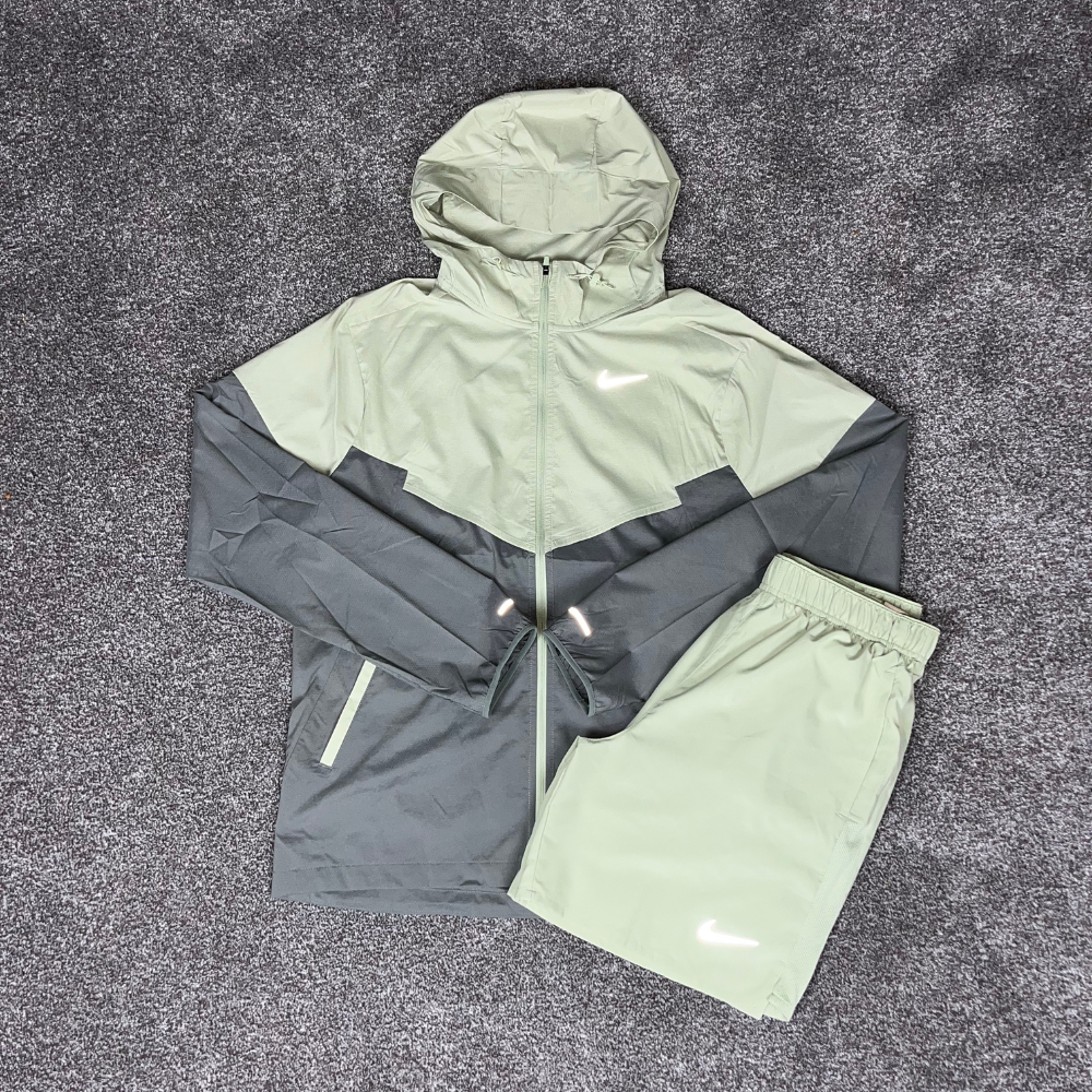 Nike UV Windrunner & 7" Challenger Shorts 'Olive Aura'