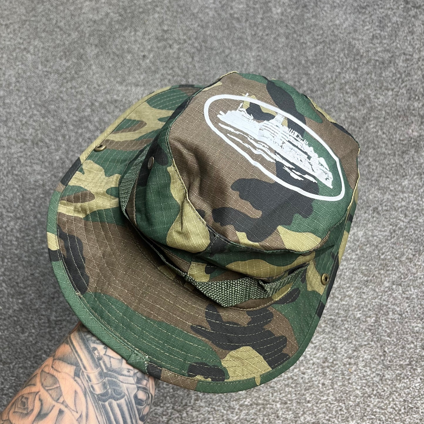 Corteiz Guerillaz Bucket Hat 'Camo'