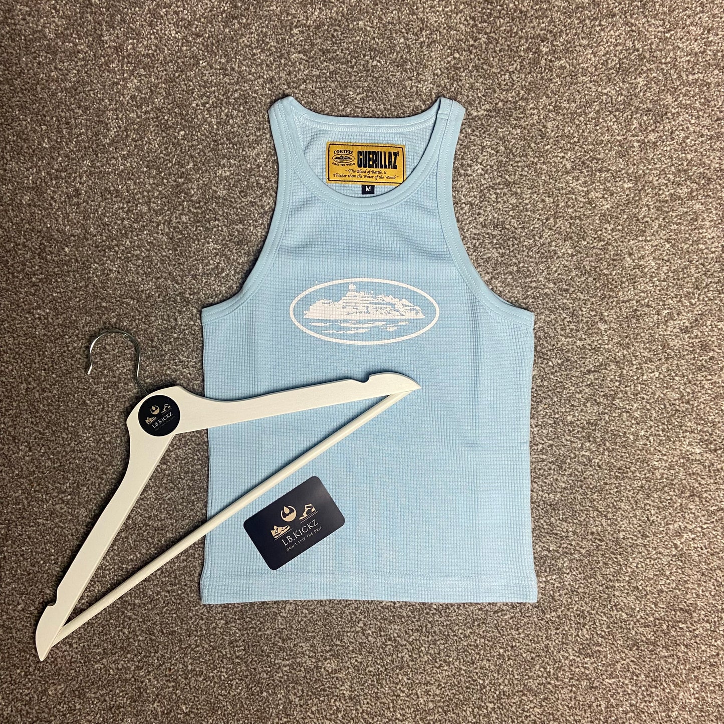 Corteiz Alcatraz Tank Top 'Baby Blue'