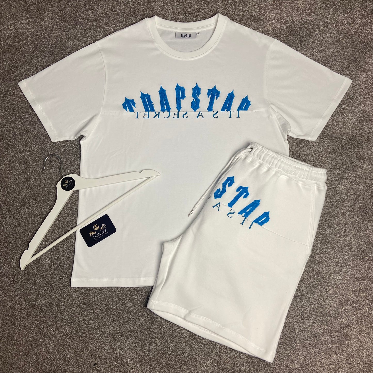 Trapstar De-Con Arch Short Set 'White/Blue'