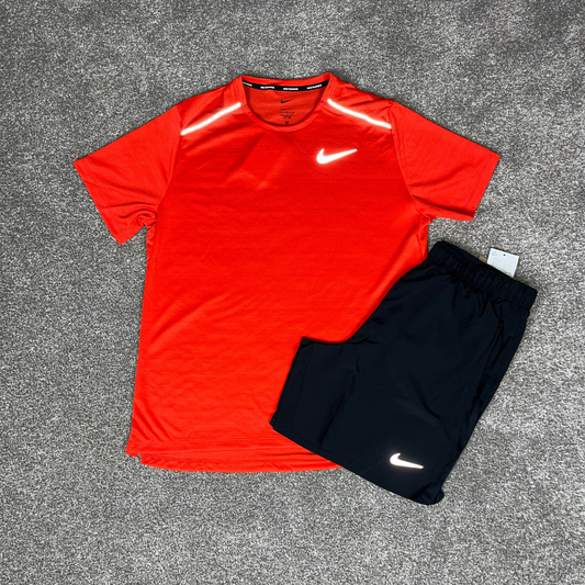 Chile Red Nike Miler Set