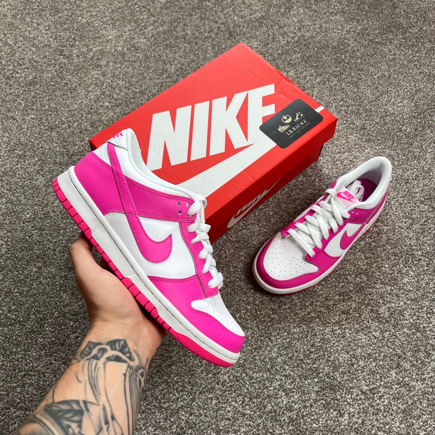 Nike Dunk Low GS 'Laser Fuchsia'