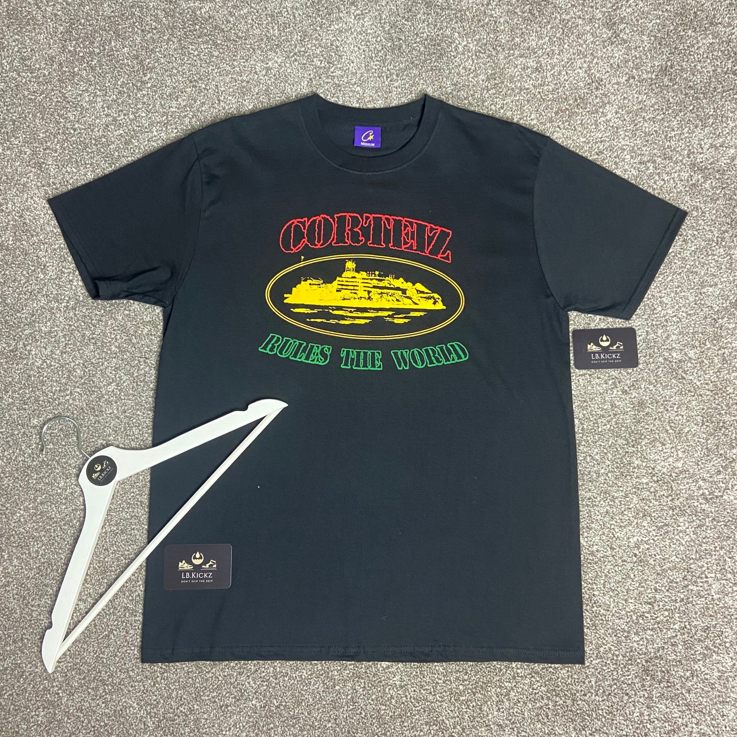 Corteiz OG Carni Alcatraz Tee 'Black'